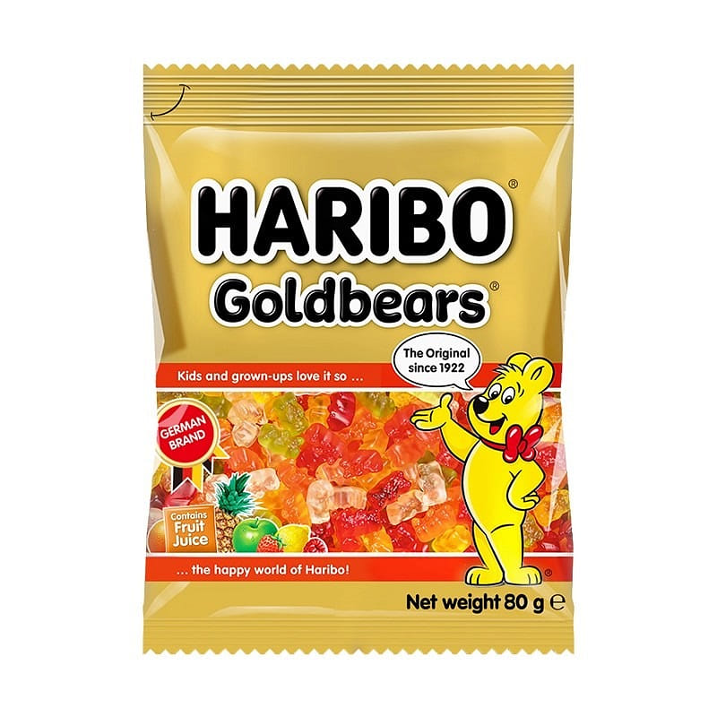 Get Haribo Gummy Bears Mixed Fruit Candy 80g 80 g Delivered | Weee ...