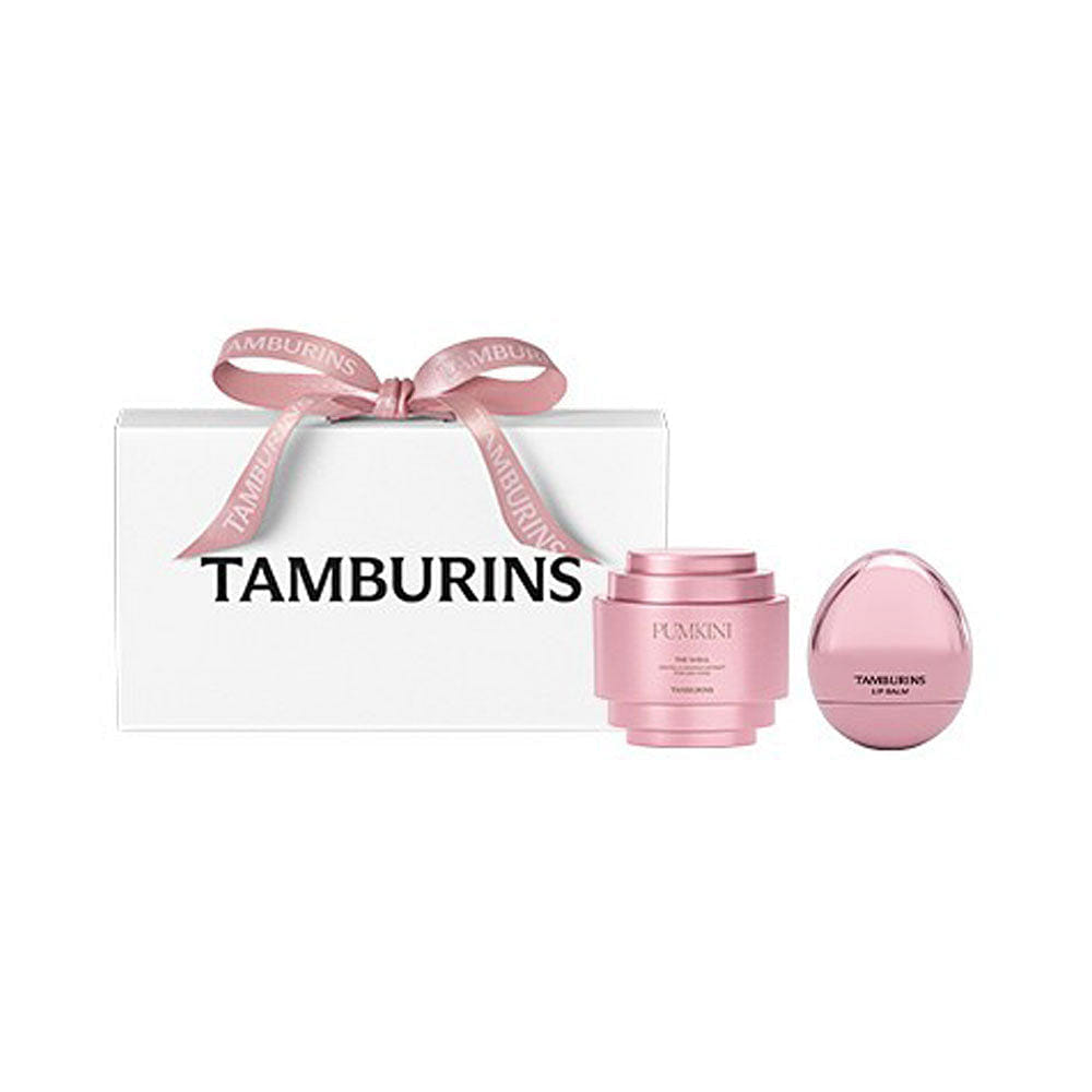 tamburins Perfume Hand Cream & Lip Balm Duo Set (PUMKINI & ROSE WOODY) 1 each