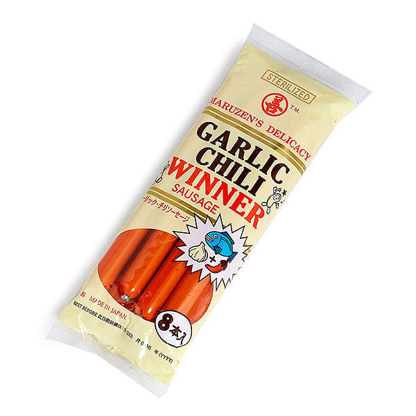 TOKYO MARUZEN Winner Fish Meat Sausage Garlic & Chili 8pcs 176 그램