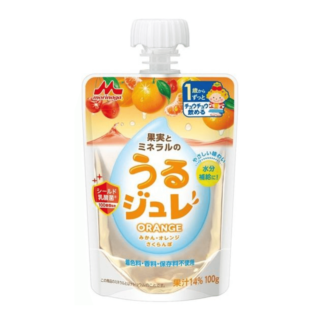 森永水果矿物冻 橙味 100克 100 克