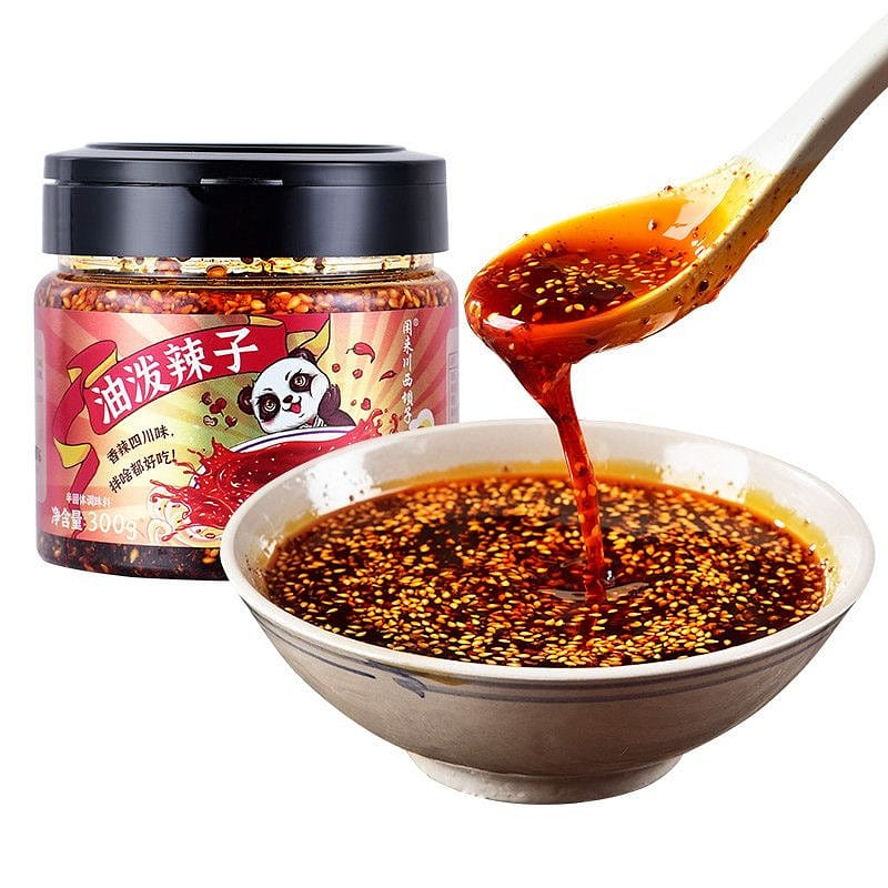 四川正宗红油辣椒油300g 1 罐