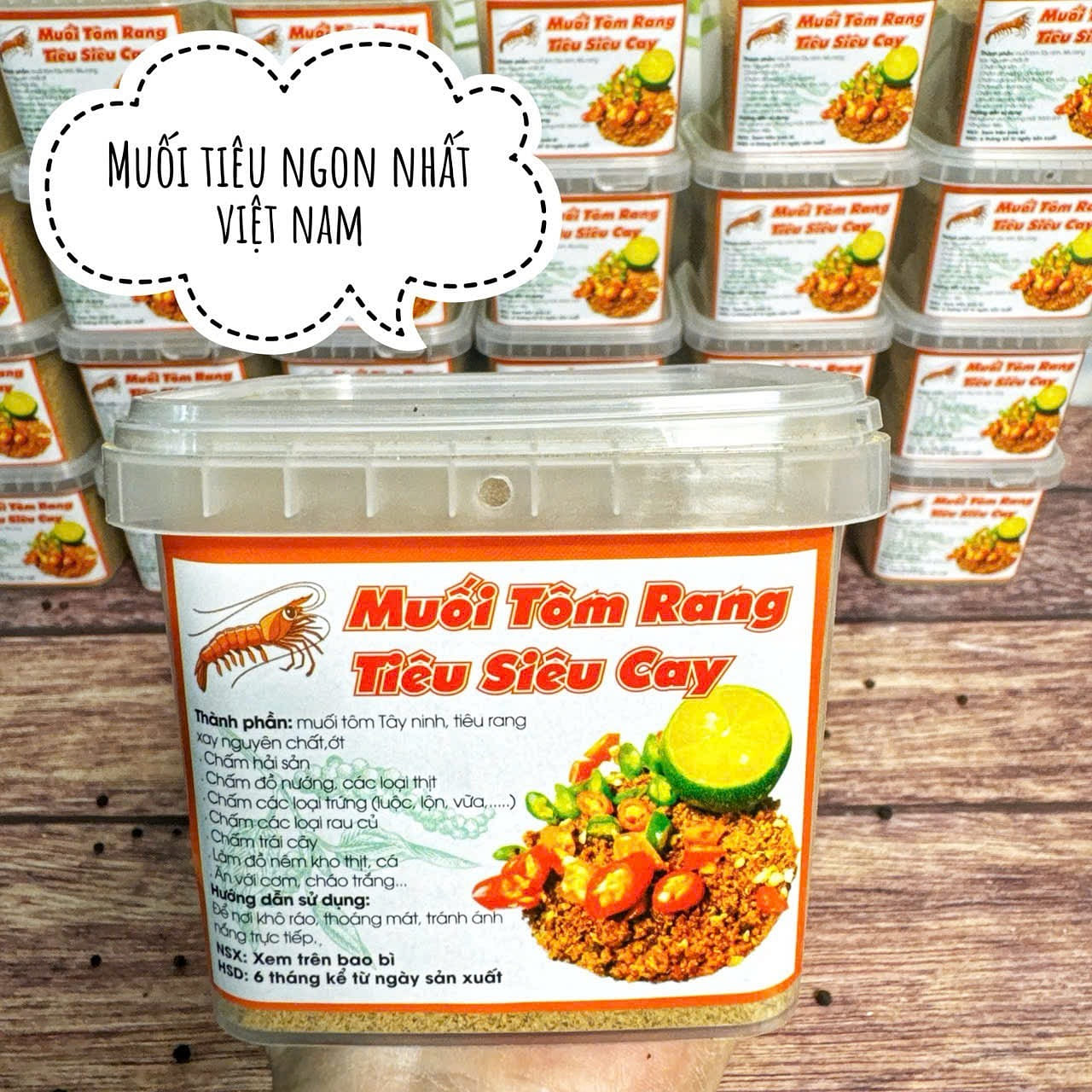 Super spicy pepper shrimp salt 1 box