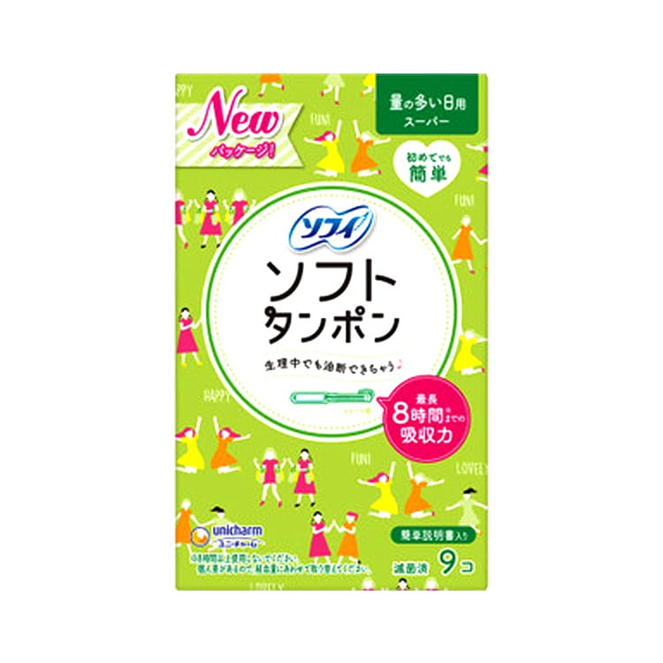 UNICHARM SOFY Tampons Tube Type Extra 7pcs 1 개