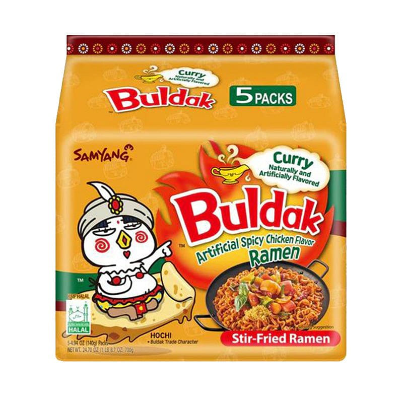 Samyang Buldak Curry Flavor Stir-Fried Ramen (5-Pack) - Curry 1 ส่วน