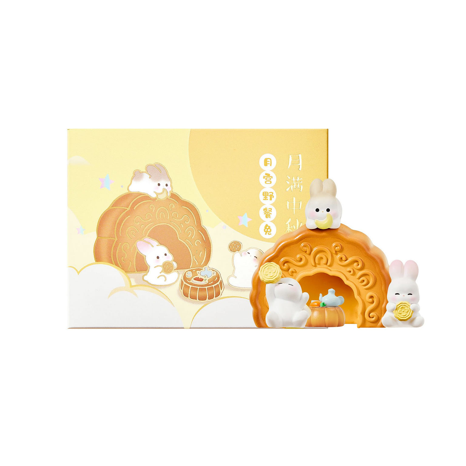 Mooncake Ornament - Moon Palace Picnic Rabbit 1 개입