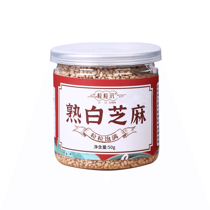 50g of Roasted White Sesame Seeds * 1 Jar 50 g