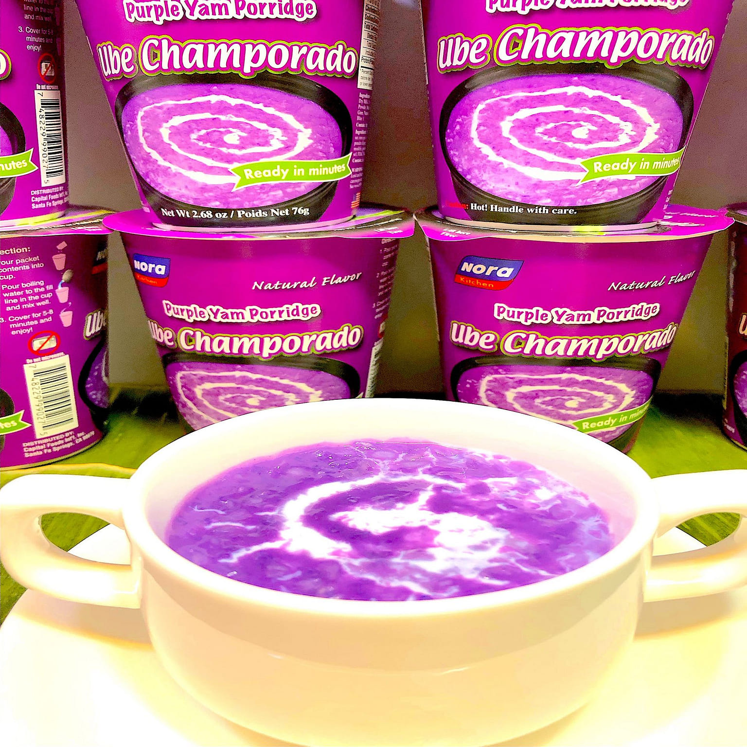 FILIPINO "UBE CHAMPORADO" DELICIOUS SARAP 76 그램