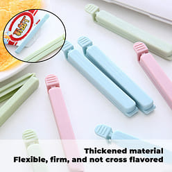 5 Count/Pack-Green-Extra Long Large Plastic Food Sealing Clips 1 each