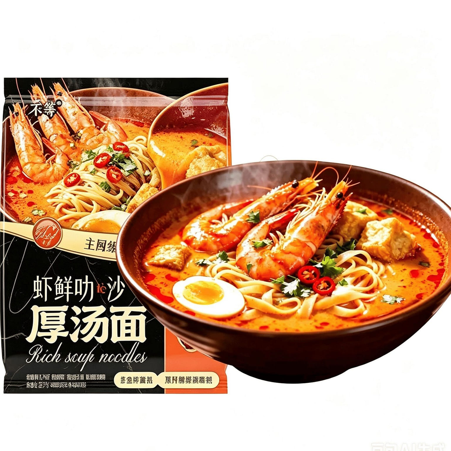 Shrimp Laksa Thick Soup Noodles Instant Noodles 127 g