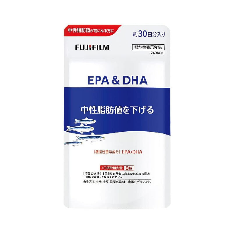 FUJIFILM Fujifilm EPA & DHA Balanced Neutral Fat Tablets 30-Day Supply 240 Table 1 each