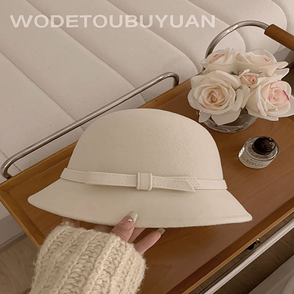 Hepburn style Australian wool fisherman hat autumn 1 each