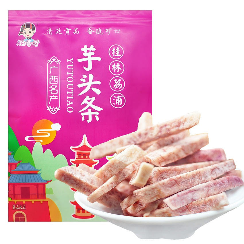 Zhuang brother Lao original Lipu taro strip dry Guangxi Guilin specialty 255 그램