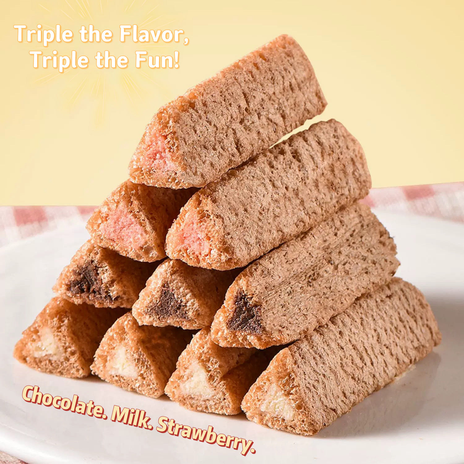 Mixed Flavors Lava Triangle, Big Value 50+ Individ 5.57 온스