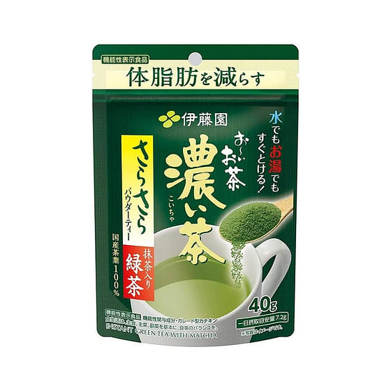 weee_beverages_日本直邮 伊藤园 燃脂 刮油 浓香抹茶粉40g/ 1 份