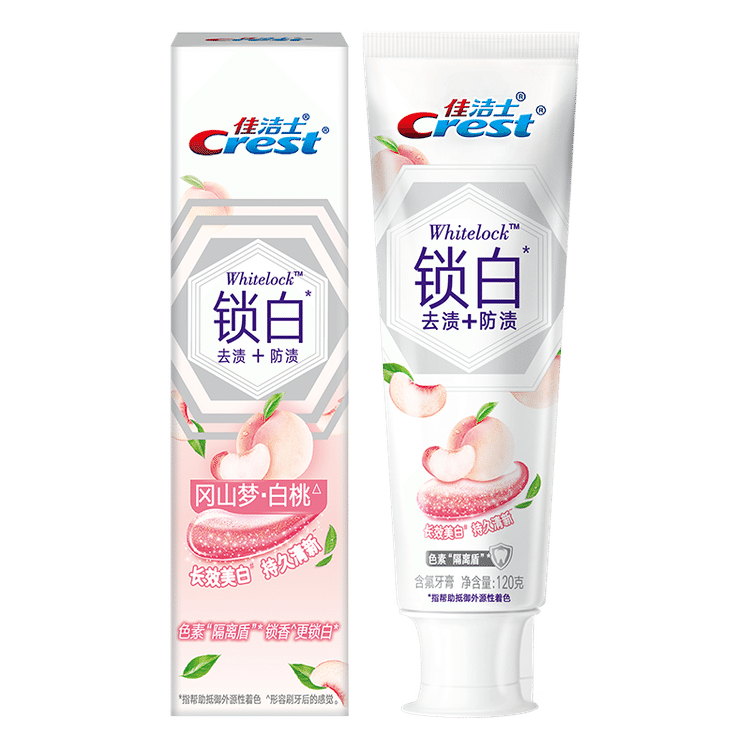 Crest Lock White to Shangokayama Dream White Peach toothpaste - Weee!
