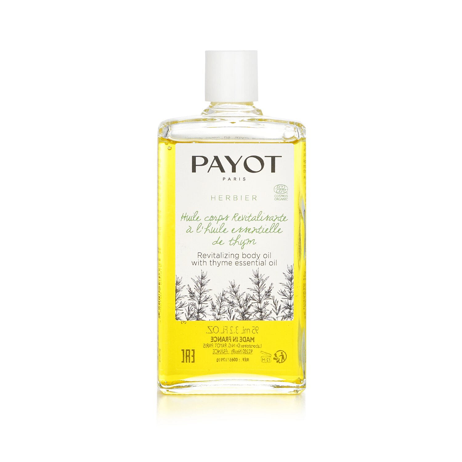 Payot Herbier Organic Revitalizing Body Oil With Thyme Essential Oil 95ml/3.2oz 95 밀리리터