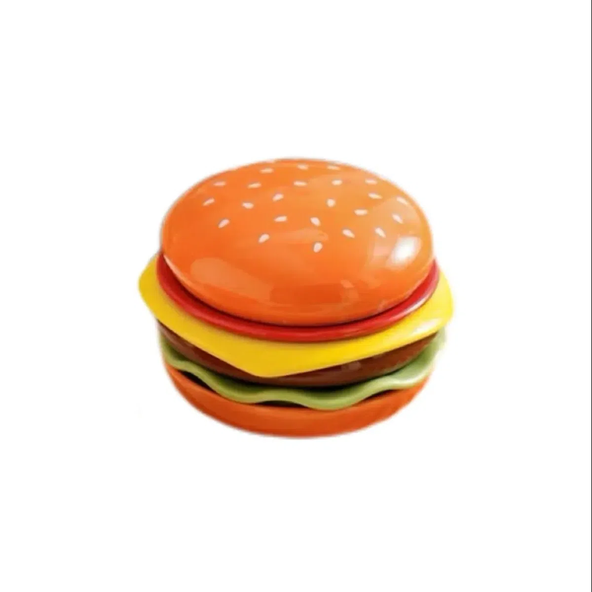 Hamburger Ceramic Plate -Hamburger Combination 1 개