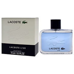 Lacoste Live by Lacoste for Men - 2.5 oz EDT 스프레이 2.5 온스