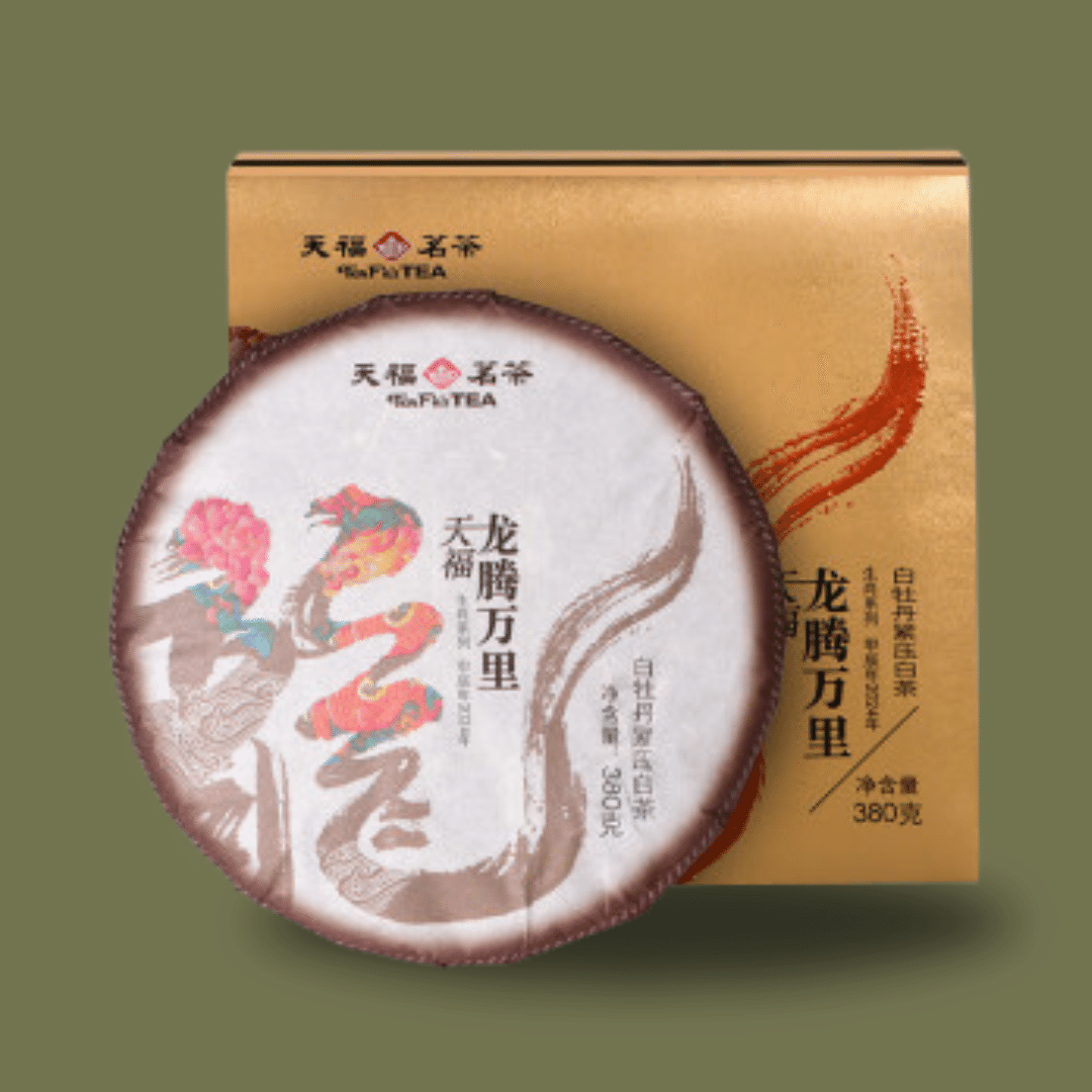 [Tenfu Tea] Year of the Dragon - White Tea Cake 485g 1 케이스