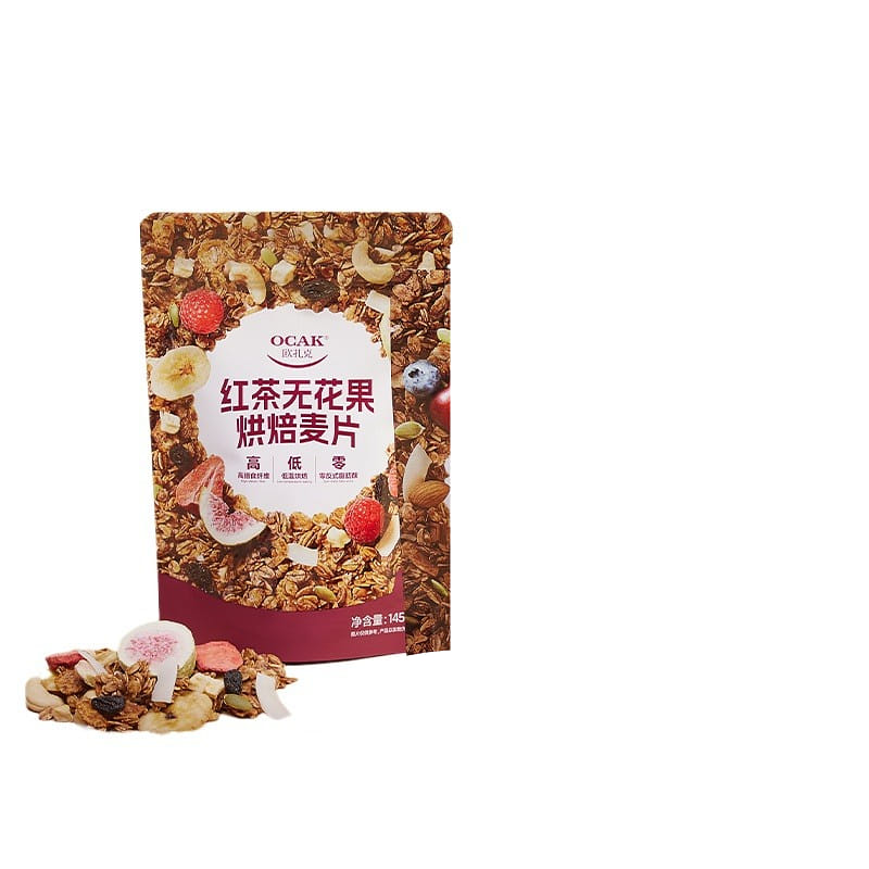 Black tea FIG Baked Oatmeal 145g*2 bags 290 กรัม