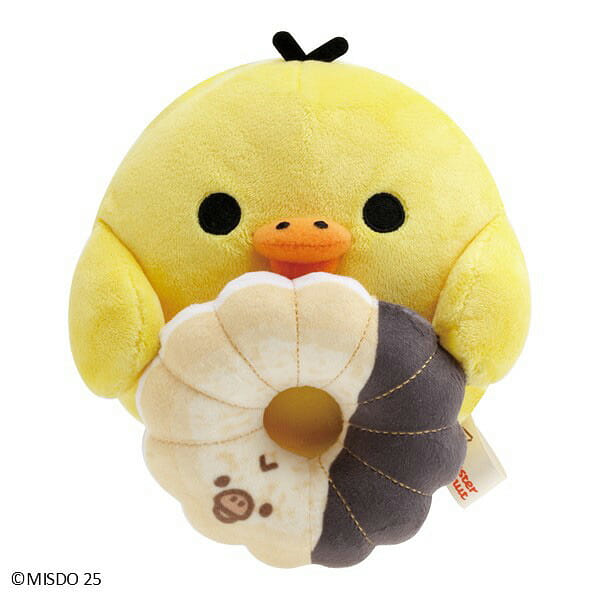 San-X Rilakkuma Donut Plush Toys Kiiroitori 1 each