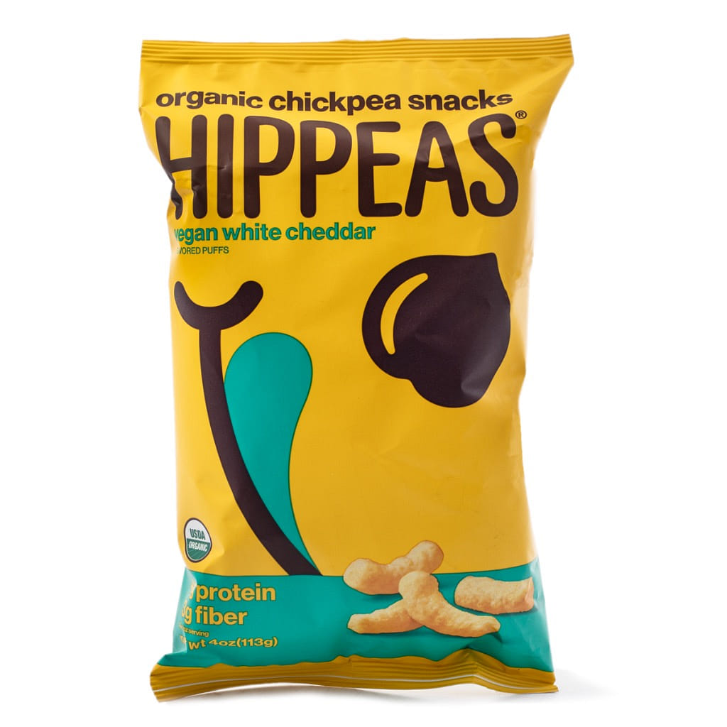 Hippeas Vegan Organic White Cheddar Chickpea Puffs 4 oz