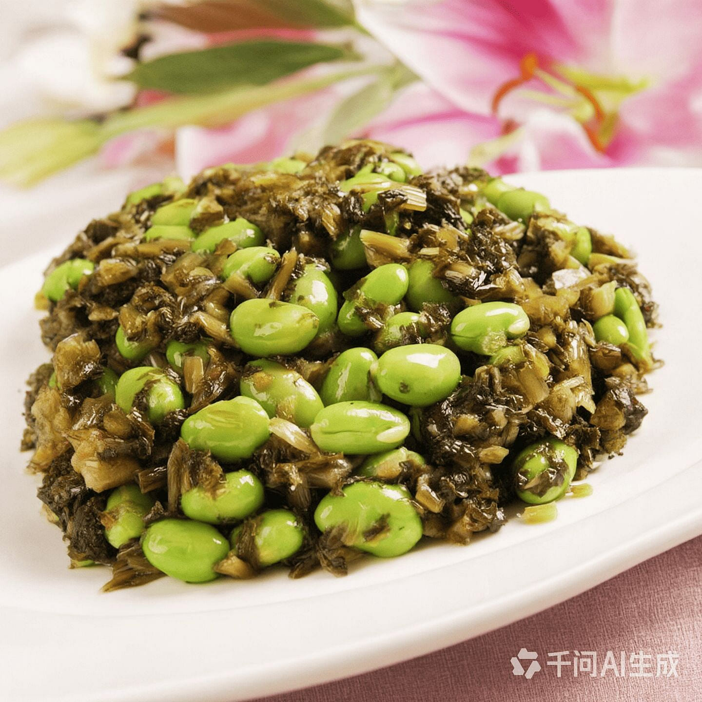 Pickled Mustard Greens with Edamame 68g x 10 packs 680 g
