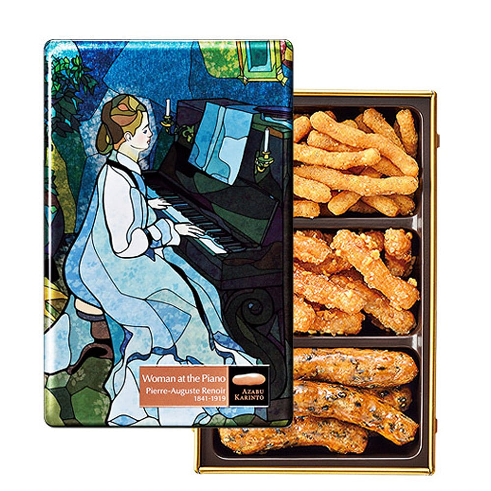 AZABU KARINTO Museum Series Jeunes Filles Au Piano Tin can 55 그램
