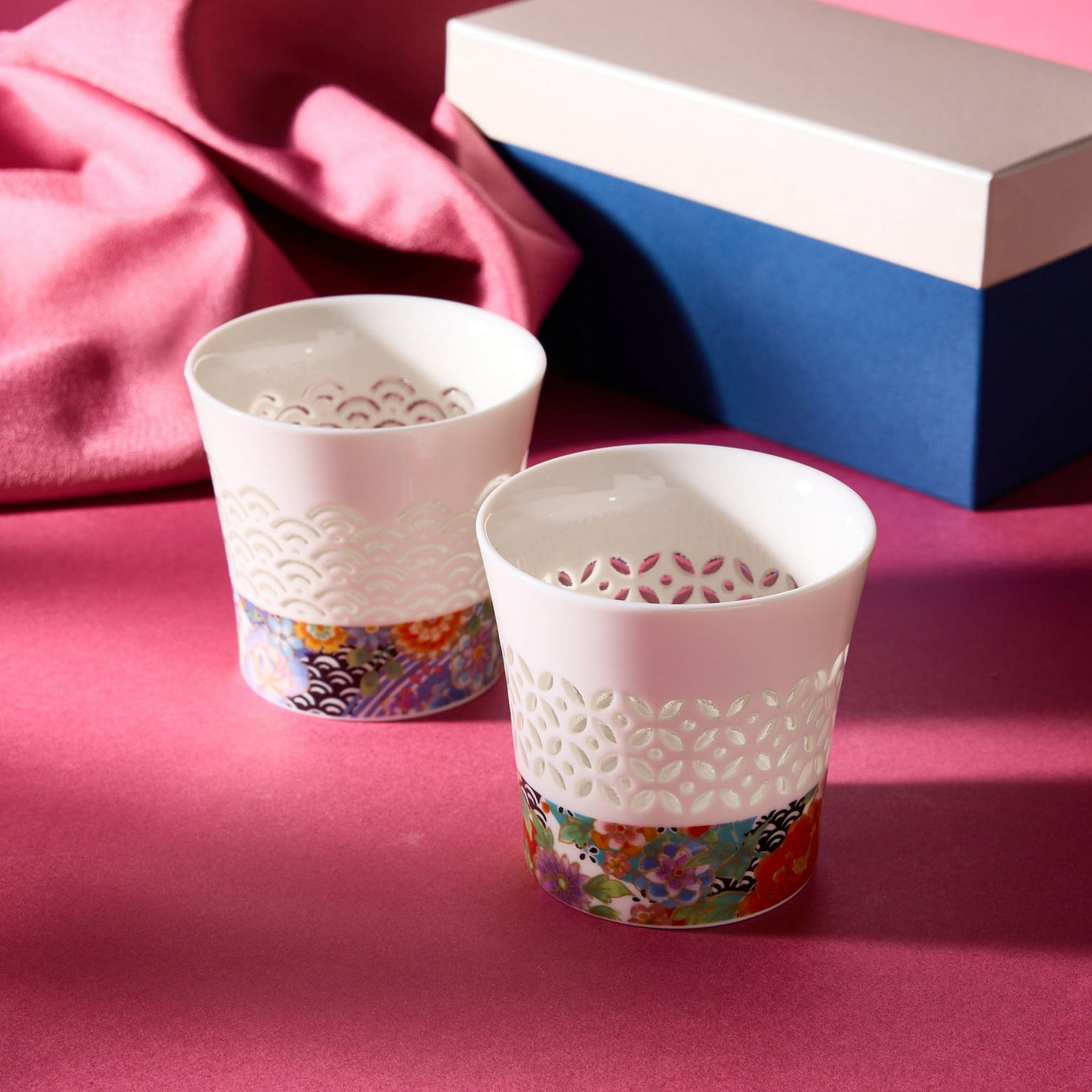 Translucent Yuzen Cup Set 457 g