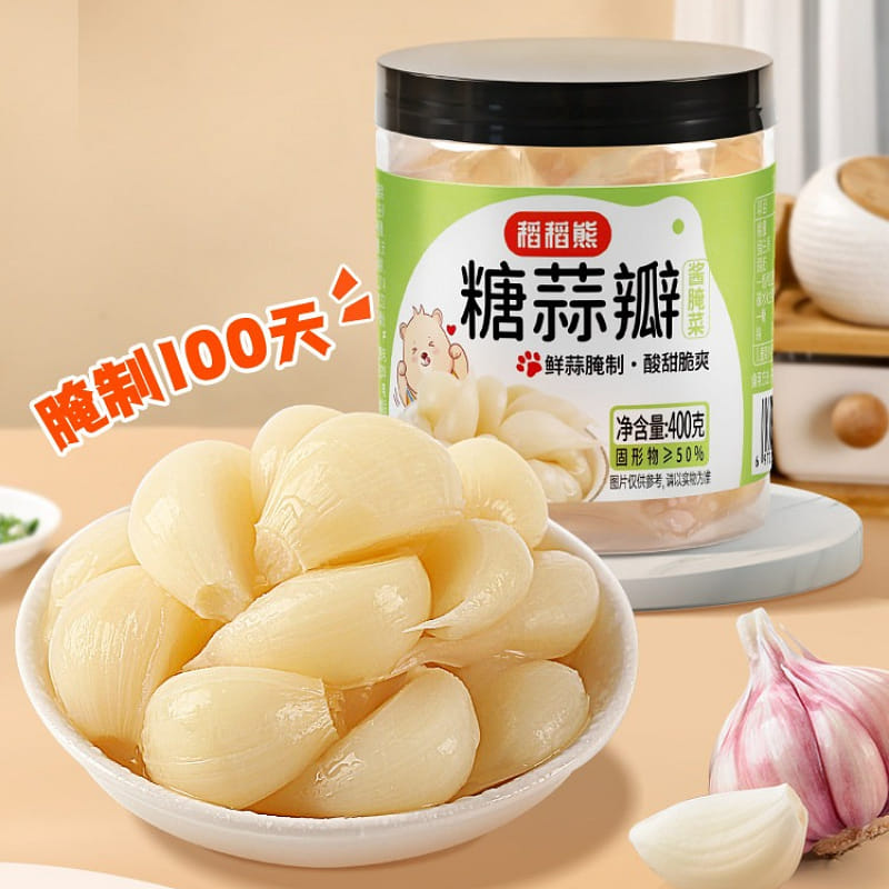 Sweet Sour Pickled Garlic 400g*1can 400 g