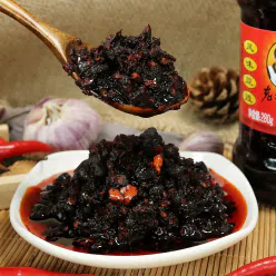 Guizhou specialty flavor: Lao Gan Ma black bean sauce, splashed with chili peppers, spicy seasoning, bibimbap, mixed noodles, chili rice sauce, 280g*1 bottle 280 g
