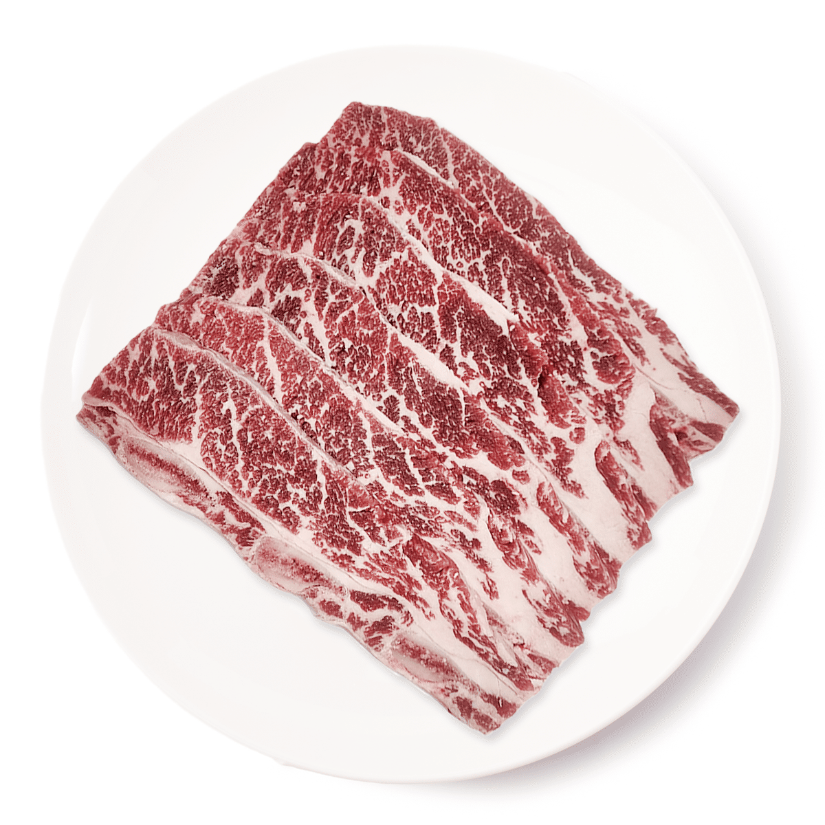 USDA Prime Beef Short Ribs (KBBQ Style), Frozen 1.5 lb