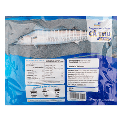 Freshness Choice King Mackerel Steak, Frozen 1 lb