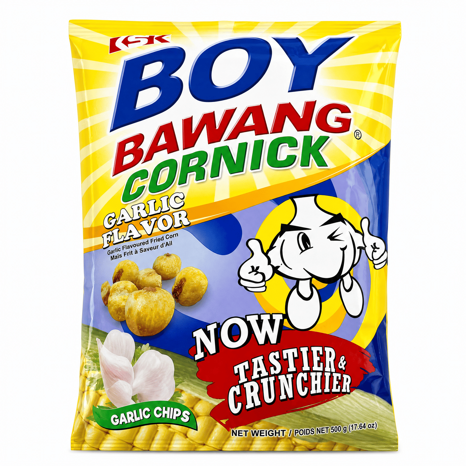 BOY BAWANG GARLIC FLAVOR 500 G (BIG SIZE) 500 g