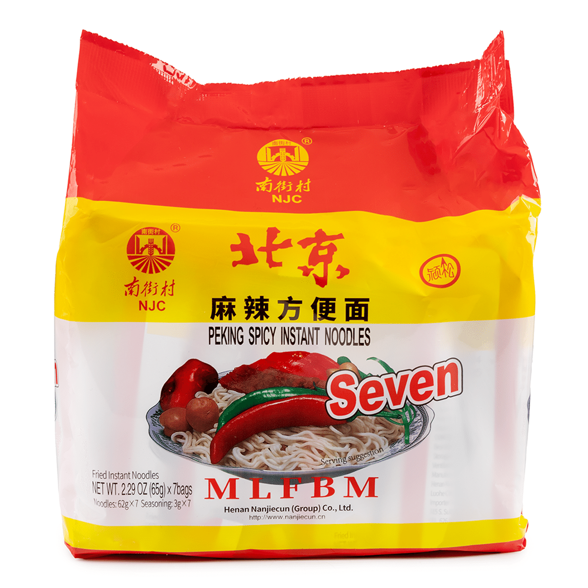 Peking Spicy Instant Noodles*7Bags 455 g*6 pack