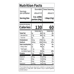 ChaiMi Fried Chicken Drumstick with Cheese Seasoning 540 g