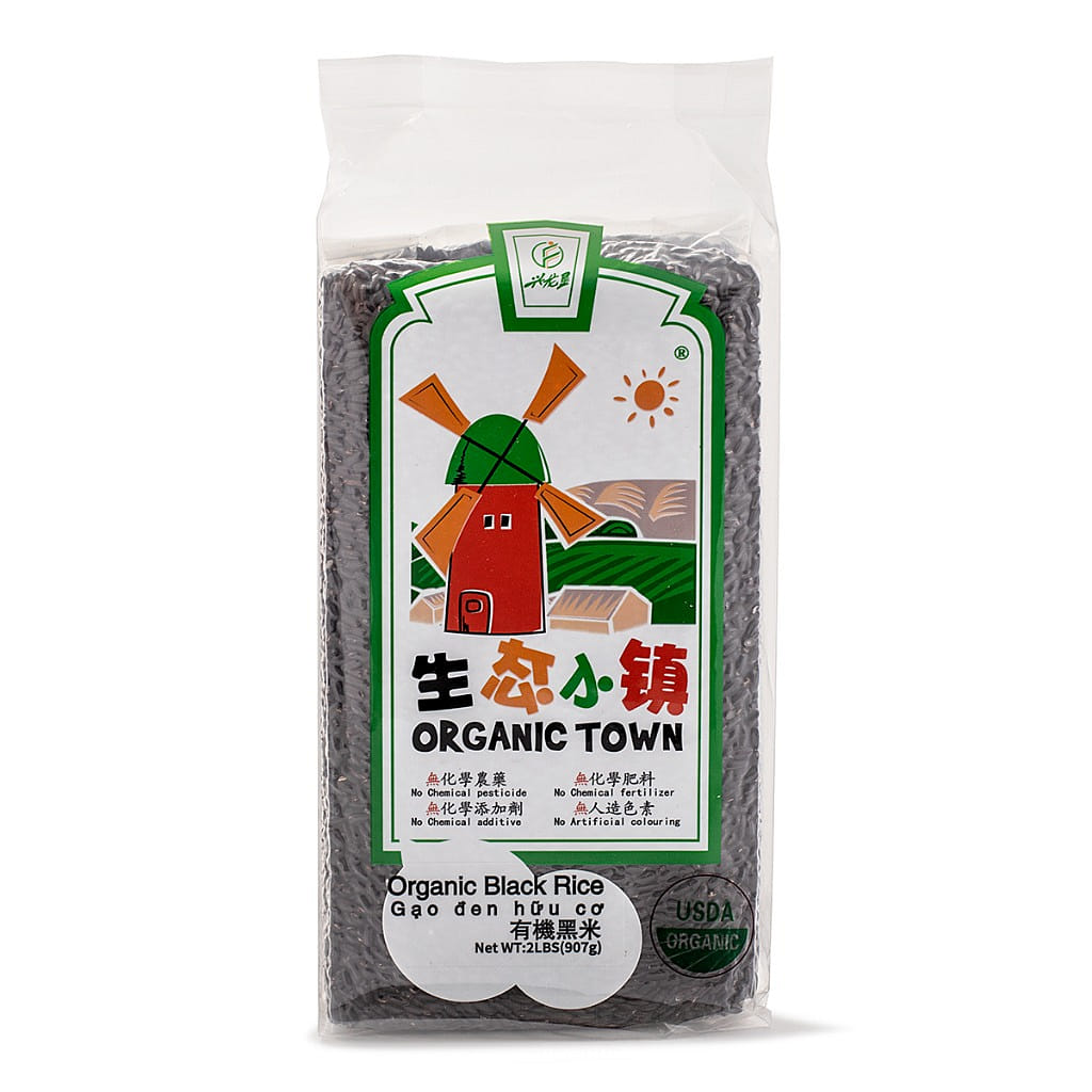 生态小镇 有机黑米 2 磅