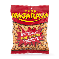 Nagaraya Cracker Nuts, Hot and Spicy Flavor 5.64 온스*48 팩