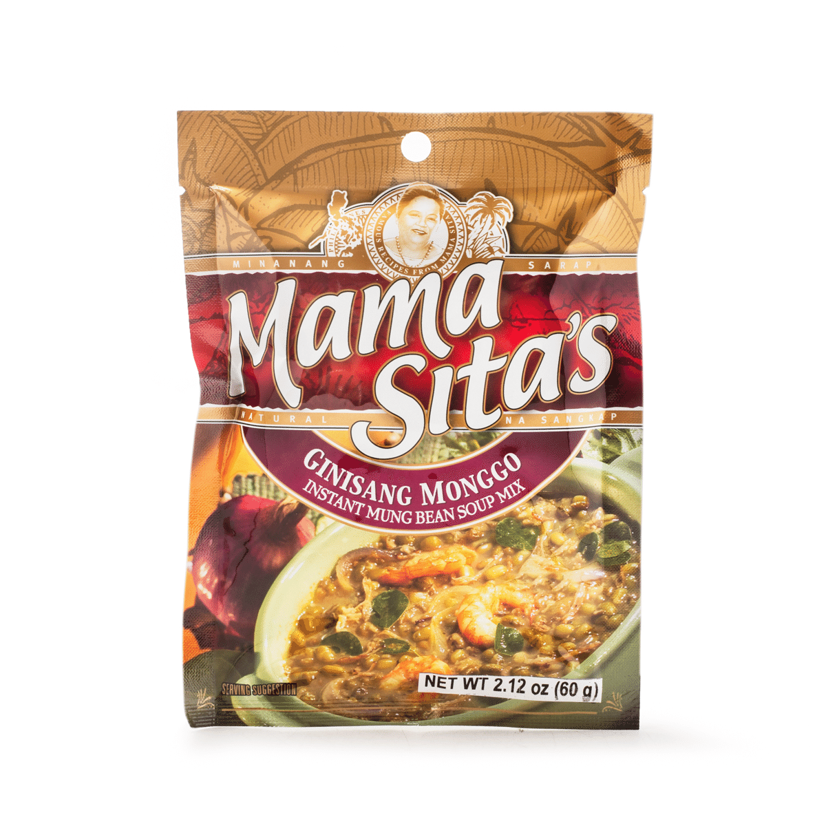 Mama Sita's 기니상 불맛 녹두 수프 베이스 믹스 2.12 온스
