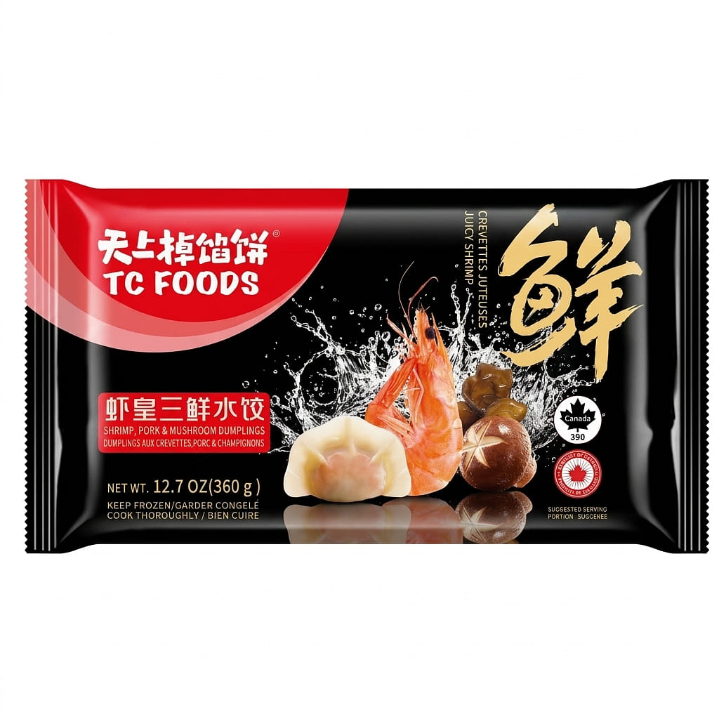 TSDXB Shrimp, Pork & Mushroom Dumplings 360 g
