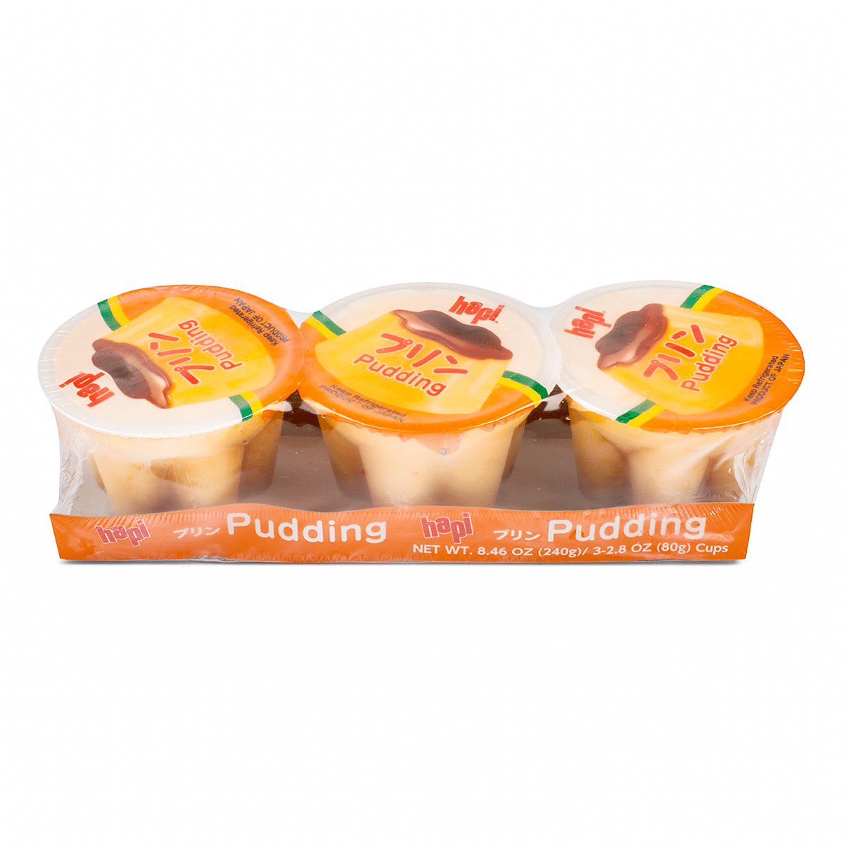 Hapi Japanese Pudding Frozen 3pc 240 g