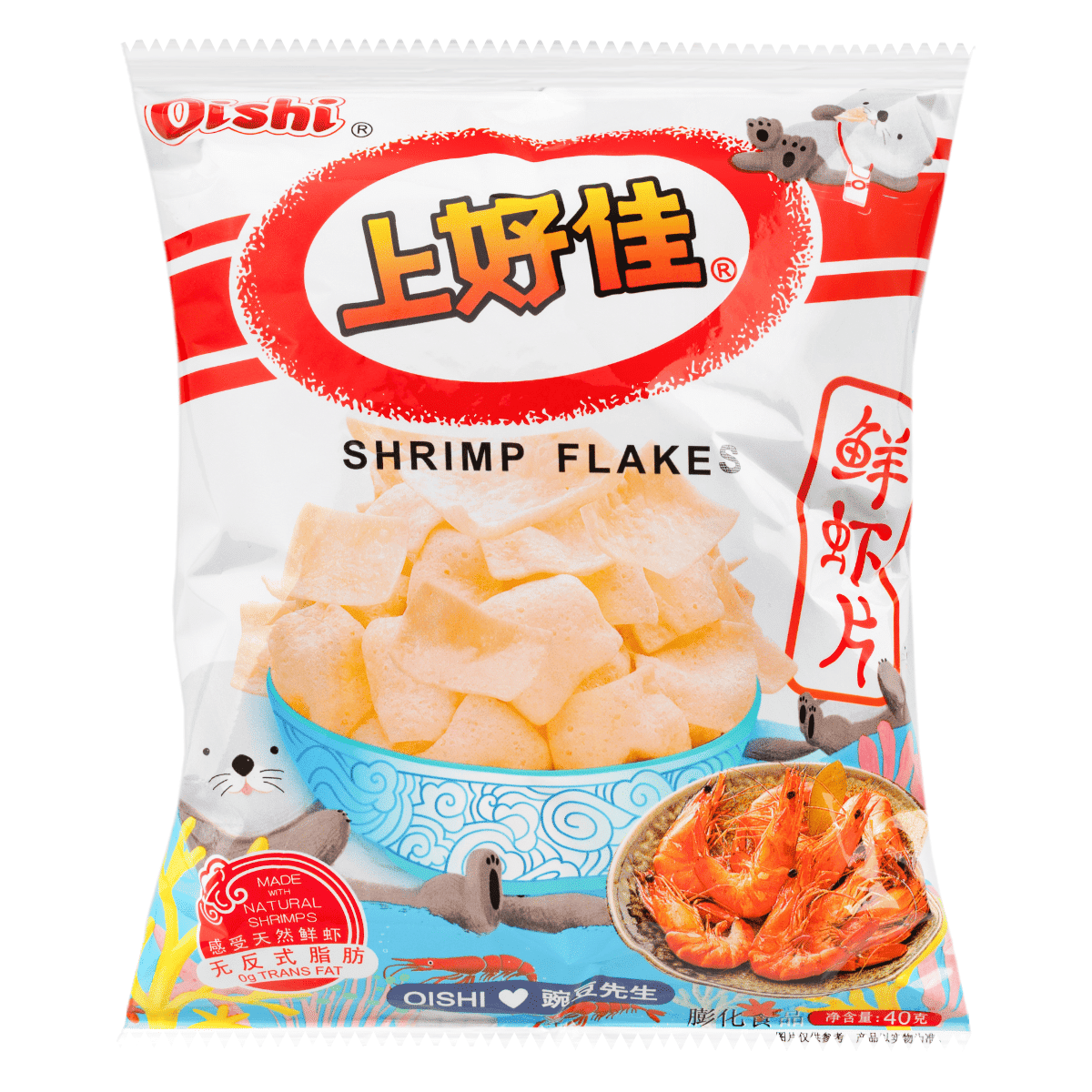 OISHI 새우칩 40 그램