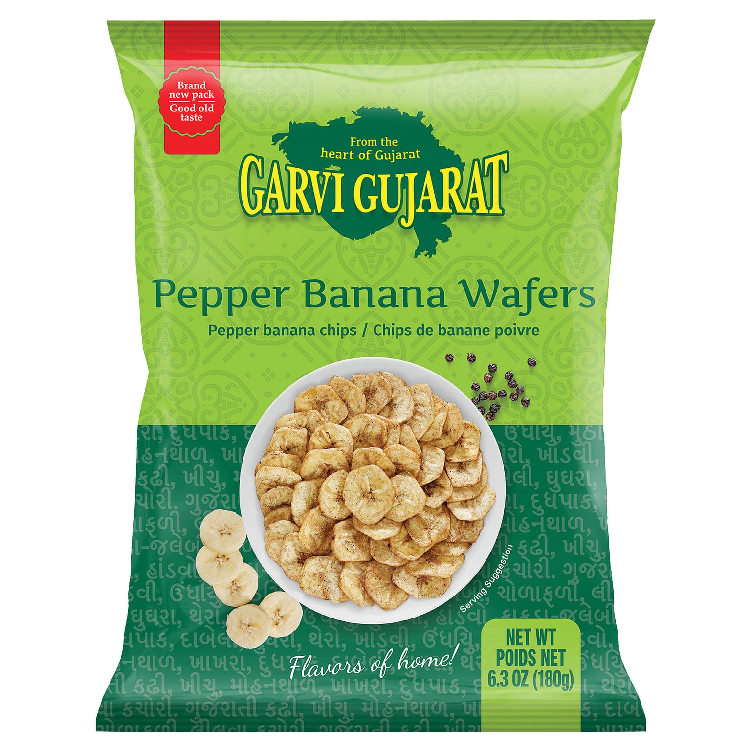 Chips de Banana Garvi Gujrat con Pimienta 180 gramo(s)