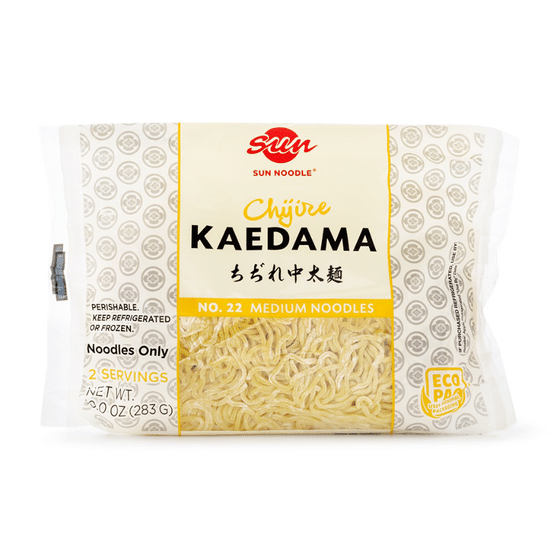 weee_frozen_Sun Noodle 替え玉 ちぢれ 中太麺（２人前） 10 オンス