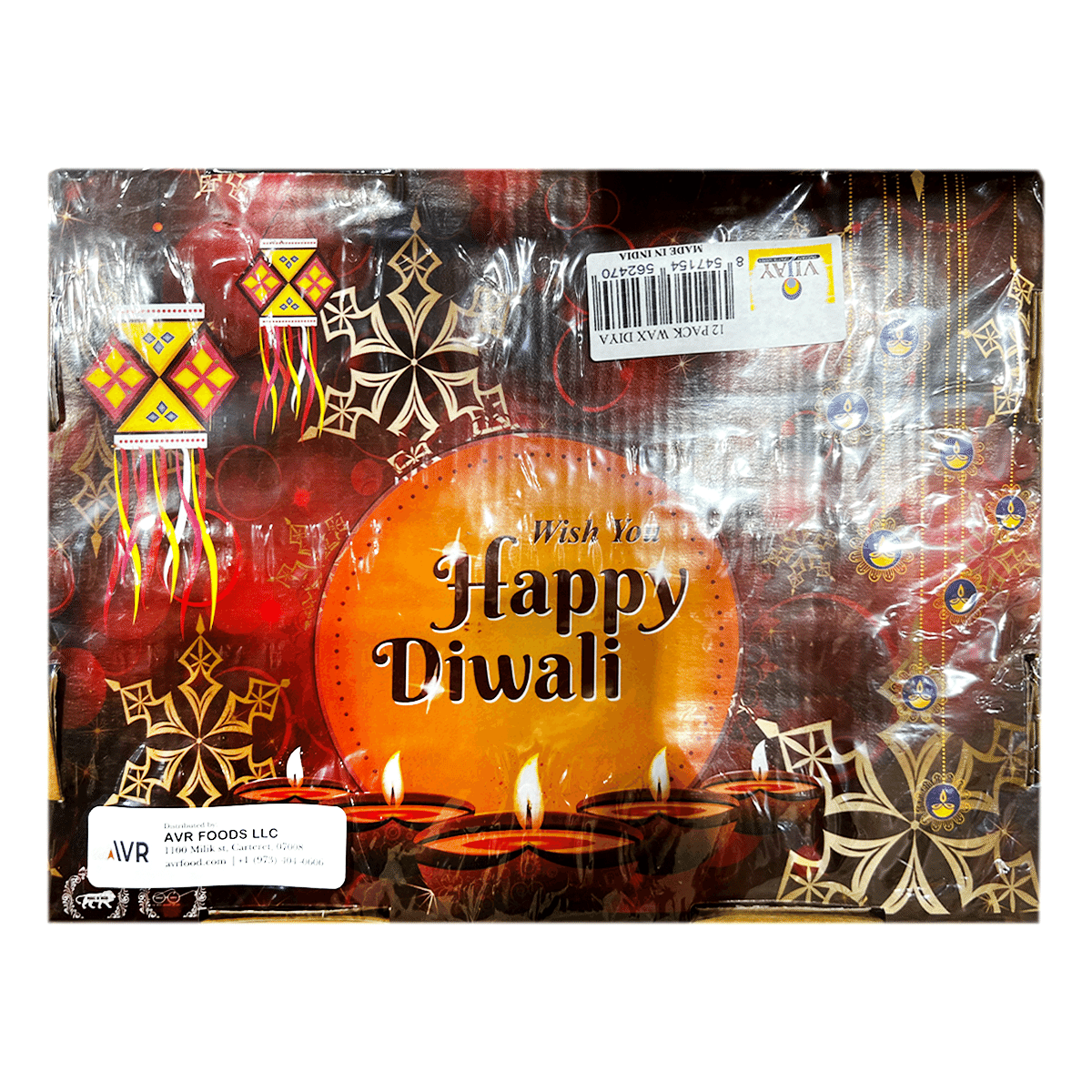 12 Pack Diya With Wax 2 lb