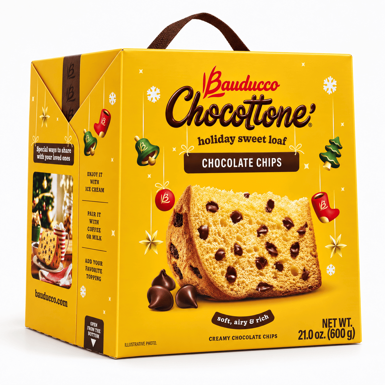 Bauducco Panettone With Hershey & Milk Chocolate Chips 24 oz