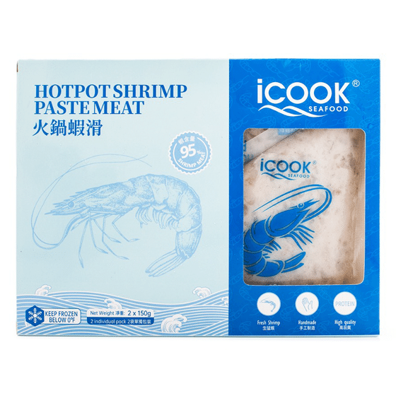 weee_seafood_iCook 蝦滑 冷凍 150g*2 300 克