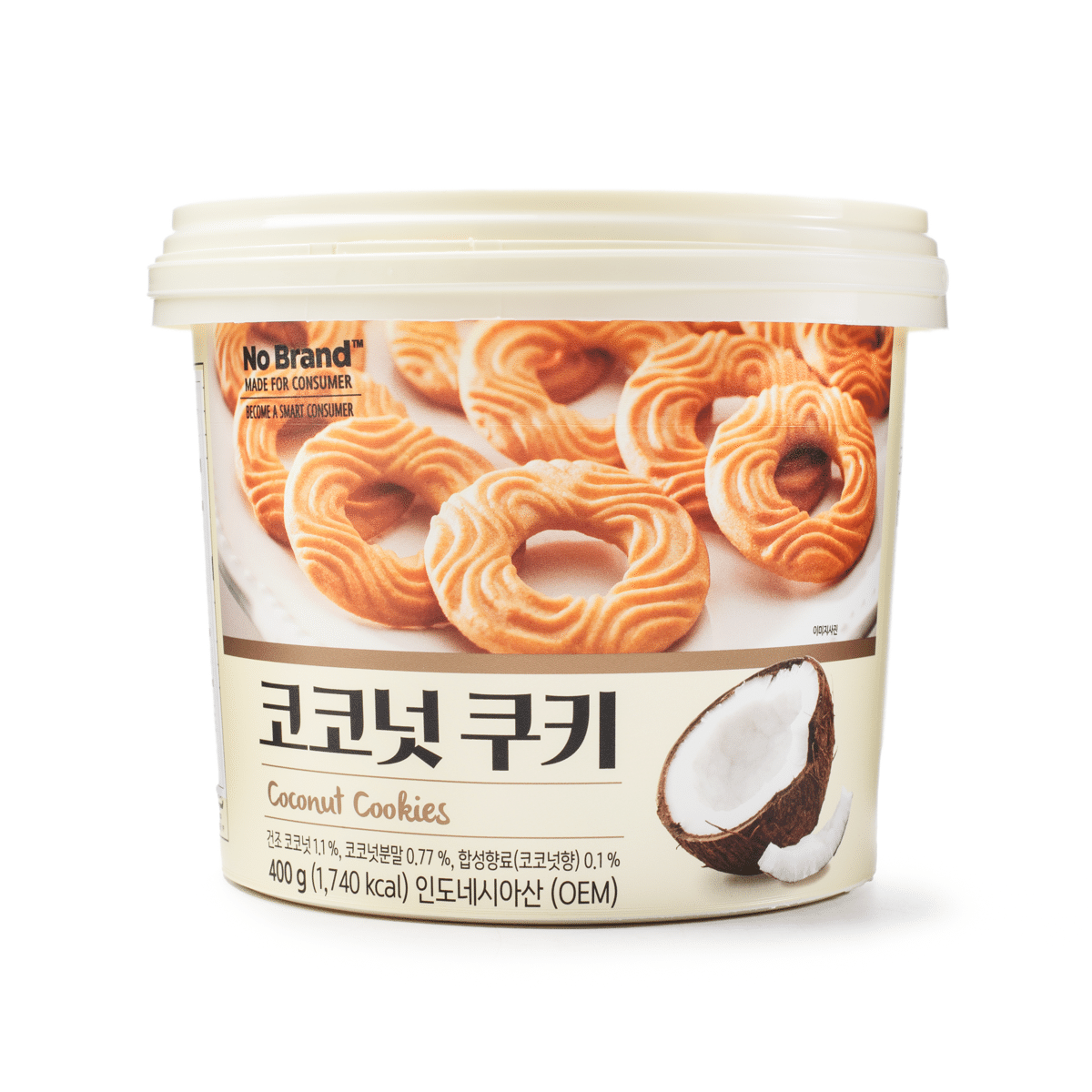 노브랜드 코코넛 쿠키 400 그램*6 팩