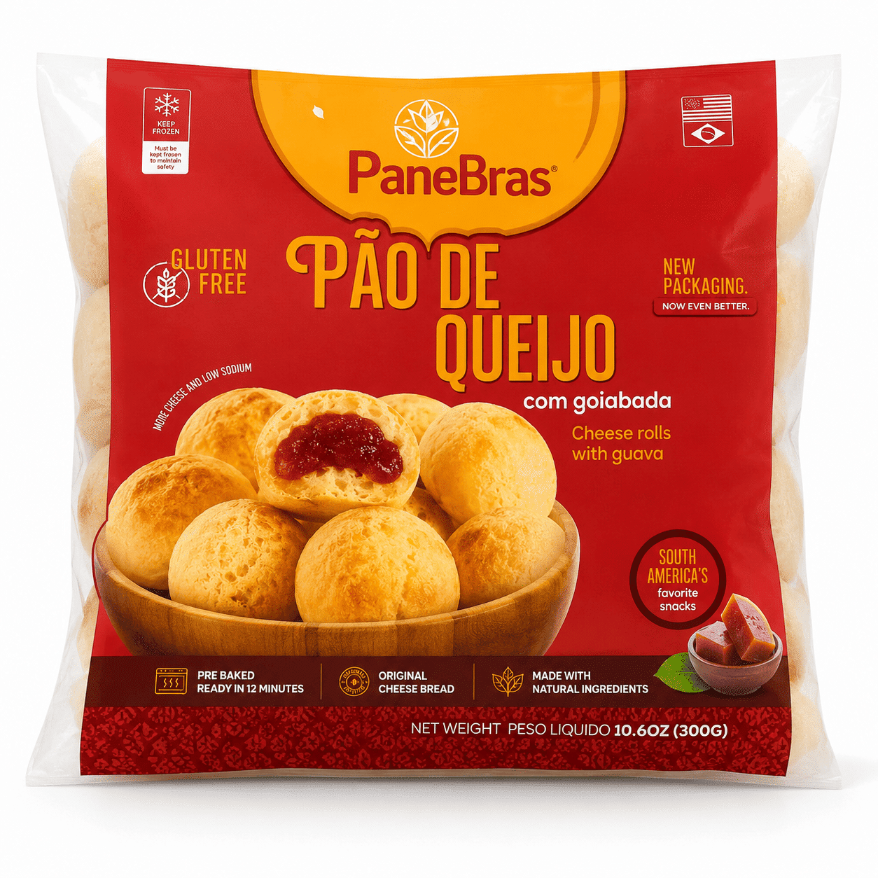 Panebras 구아바 필링 치즈빵 300 그램