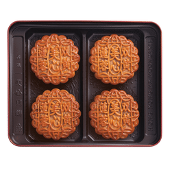 Hong Kong MX Lotus Seed Paste Mooncake with 2 Egg Yolks 4pcs 740 g